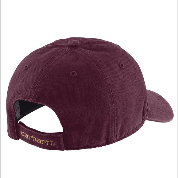 Carhartt Men's Deep Burgundy Hat - Picture 2 of 4